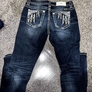 Miss Me Size 30 Dark Blue Boot Cut Jeans